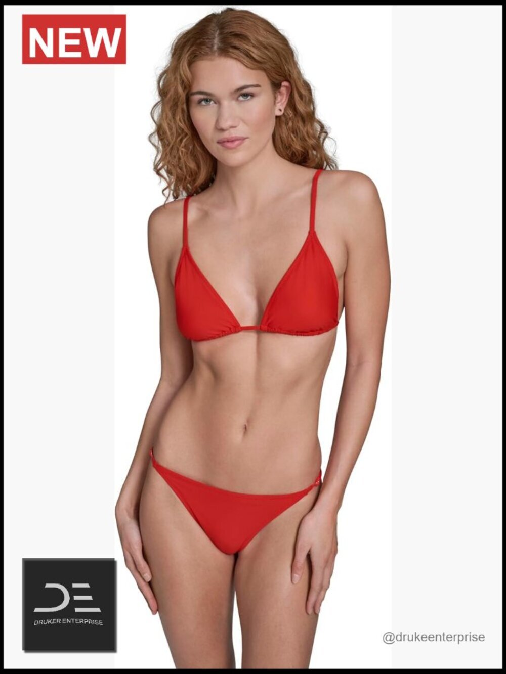 String Bikini Set with Removeable Cups and Adjustable Sliders
